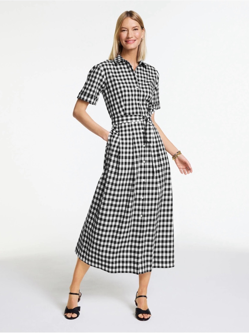 Talbots gingham Dress
